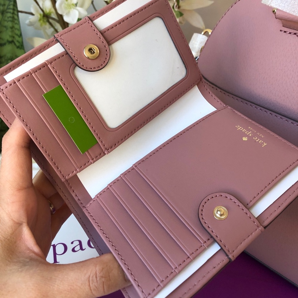 🌹Kate Spade Carli satchel Set Dusty Peony🌹 - Picture 6 of 7